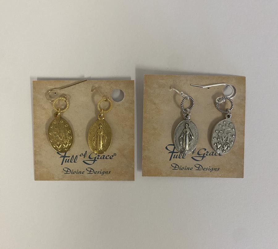Miraculous Medal Earrings
