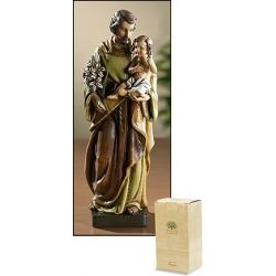 8" St. Joseph with Child Statue (PS988)