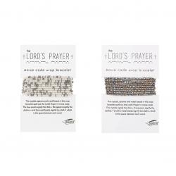Our Lord's Prayer Wrap Bracelet / Necklace (223716)