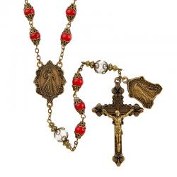 Vintage Rosary - Divine Mercy (L6390)