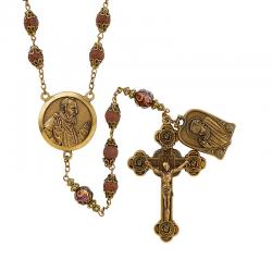 Vintage Rosary - Padre Pio (L6398)